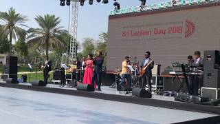 Nadee Ganga Tharanaye ~ Mandeera performs with AcousticaA at Sri Lanka Day Dubai 2018