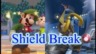 シールドブレイク集 スマブラ世界大会 Shield Break Smash4