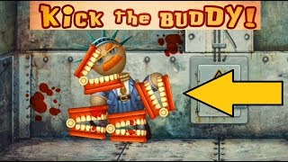 ЧЕЛЮСТИ GRANNY НАПАЛИ НА БАДДИ.Kick the Buddy
