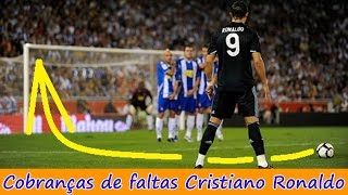 Cobranças de Falta que você jamais verá igual | Cristiano Ronaldo