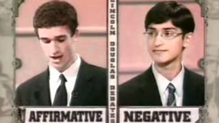 JPMorgan Chase Lincoln Douglas Debates 2006