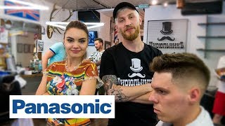 Стрижка от Дмитрия Фещенко. ЦирюльникЪ барбершоп | Конкурс Panasonic