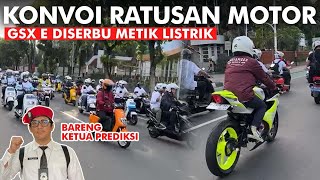 Ratusan Motor Listrik Turun Ke Jalanan Jakarta, Ketua Prediksi @TAULANY TV Juga Ikutan