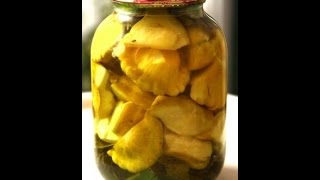 Маринованные патиссоны - очень простой рецепт./Marinated patissons.