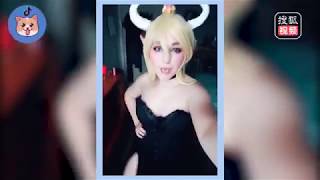 Gái xinh USA cosplay anime sexy #tiktok 2019