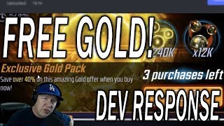 FREE GOLD 10.5 Million - Gold Gate 2.0 - MARVEL Strike Force - MSF