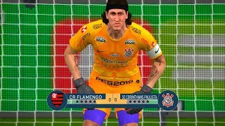 Pênaltis - Flamengo x Corinthians | Copa do Brasil 2019 | Disputa de Pênaltis [PES 2017]