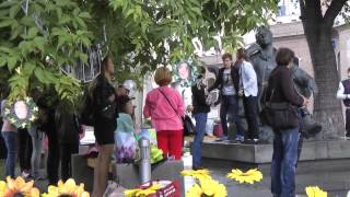 День Памяти Майкла Джексона  Москва, Новинский б р, Стена MJ   2