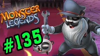 Monster Legends Game Mobiles - Đánh Bại Gấu Sửa Chữa Máy - Thế Giới Quái Vật #135