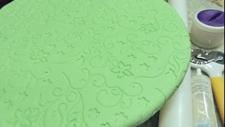 Как сделать ажурную подставку из мастики для торта по системе Willton