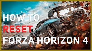 Forza Horizon 4 RESET RESTART THE GAME QUICK GUIDE (Oct.2018).