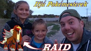 Pokémon GO - EXCELLENT CURVE BALL & ENTEI RAID AZ IFJÚ POKÉMESTEREKKEL