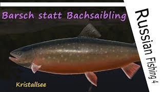 Russian Fishing 4 - #155 - Kristallsee - Barsche statt Bachsaibling | K3UL3