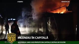 INCENDIU ÎN CAPITALĂ