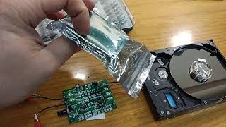 Запуск электродвигателя HDD от компьютера
