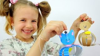 Поделки из бумаги. Бумажные шары для детей.