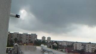 Tornado touchdown in Arad,Romania