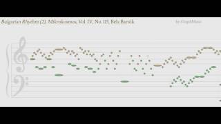 Bulgaria Rhythm(2), Mikrokosmos, Vol. IV, No. 115, Béla Bartók