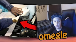 BABY HAND Playing PIANO on OMEGLE! (Funny Moments)