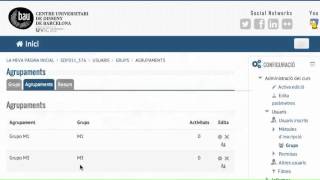 Moodle Agrupaciones: para programar actividades separadas por grupos