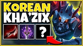 THIS NEW KHA'ZIX BUILD ACTUALLY BROKE HIM (NEW KOREAN BUILD) - League of Legends