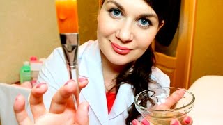 АСМР Медовый Массаж Лица / ASMR Role Play, Massage, Soft Spoken, 3Dio Sound