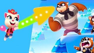 Челендж: Анджела против Хэнка! игра Мой говорящий том всплеск силы my talking tom