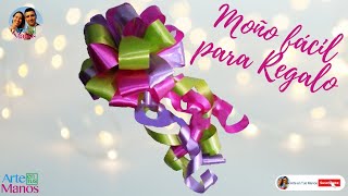 Moño para Regalo en cinta de Papel - Gift bow on paper tape