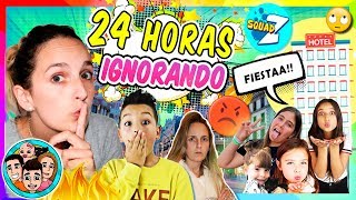 24 HORAS MI MADRE Me IGNORA  藍 VENGANZA!!  Hago FIESTA PIJAMAS con YOUTUBERS se ENFADA 