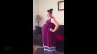 Son acting like his pregnant mom
