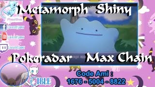 Pokemon X - [Redif Live 24h] Metamorph Shiny au Pokéradar (Max Chain)