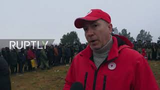 Belarus: Situation at migrant camp not calm, but "routine" nonetheless - Red Cross rep