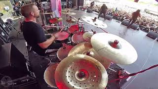 CRYPTOPSY@Benedictine Convulsions--Flo Mounier-Live in Brutal Assault 2017 (Drum Cam)