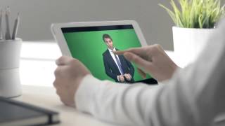 Зеленый фон монтаж Green Keying