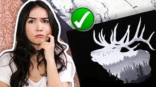 КАК ЭТО НАРИСОВАНО? Урок РИСОВАНИЯ для НАЧИНАЮЩИХ/Картина LOFT