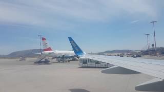 International Ukraine Airlines (FlyUIA) take off from Athens Airport ATH 2018 4k
