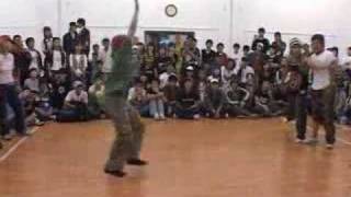 3 korean bboy vs 3 japanese bgirls