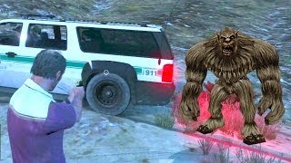 GTA 5 #19: Easter Egg do Pé Grande / Predador / Patrulha de Fronteira Civil - PS3 HD Gameplay
