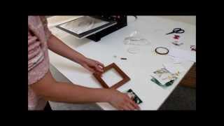 Wooden Frame for Ceramic Tile Sublimation Transfer Craft ChristMas Gift By ASC365 Heat Press