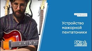 Устройство мажорной пентатоники | Гитарные уроки | SKIFMUSIC.RU