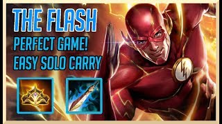 AoV: THE FLASH PERFECT GAME! (0 DEATHS CARRY) | ARENA OF VALOR FLASH GAMEPLAY GUIDE