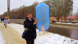Самодельный летательный аппарат - пробный запуск
