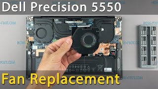 Dell Precision 5550 Fan Replacement