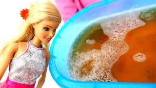 Бомбочка для ванны - мастер класс с Барби