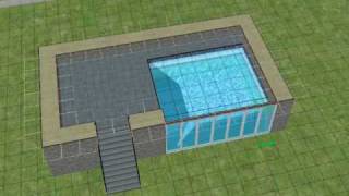 The Sims2: Making a pool with windows!