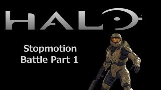 Halo Stopmotion: Master Chief vs. the White/Red Hayabusa Spartan [Part 1]