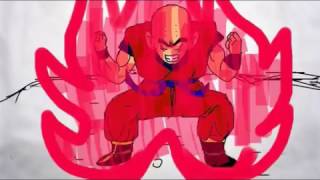 Kuririn kaioken vs Majin Buu Boo animação caseira