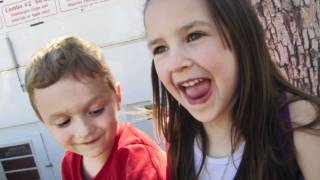 High five for first kiss - boy kisses girl