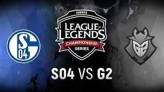 S04 vs. G2 | Final | EU LCS Regional Qualifier Game 3 | FC Schalke 04 vs. G2 Esports (2018)