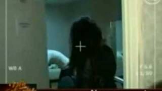 Someone knocking on Dima Koldun and Natalya Rudova's dressing room door at dve zvezdy